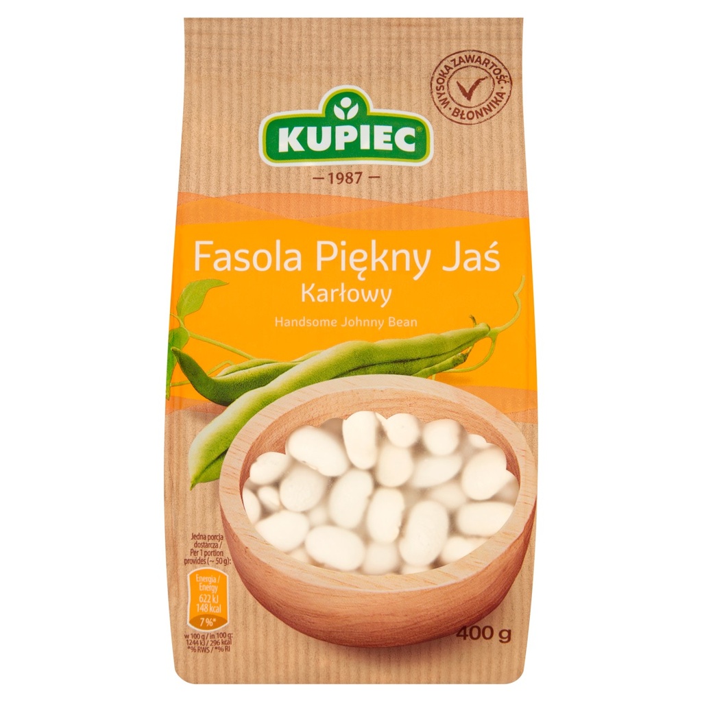 Kupiec Fasola Pikny Ja Karowy 400 G