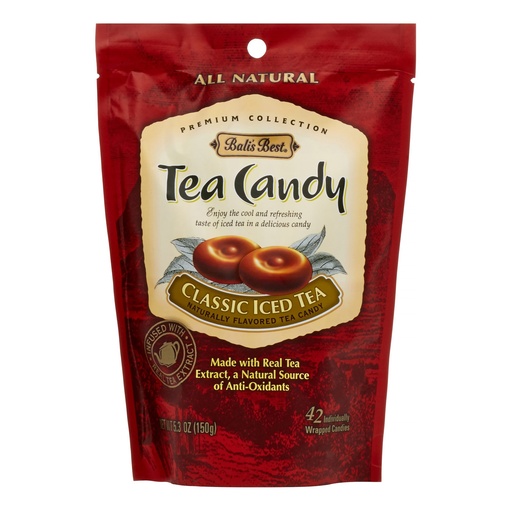 Bali S Best Classic Iced Tea Candy - 42 Pieces - 5.3 Oz